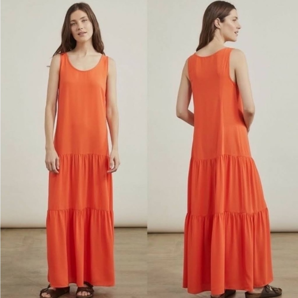 NWOT Elizabeth And James Tiered Drop Waist Maxi Dress Size XL